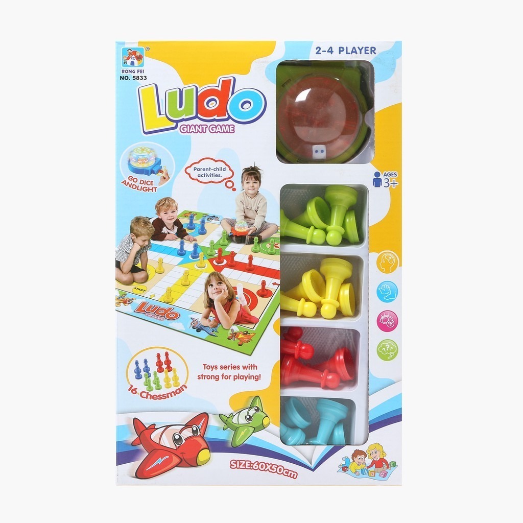 Rong Fei Giant Ludo Game 50x60cm RRP 10.99 CLEARANCE XL 1.99